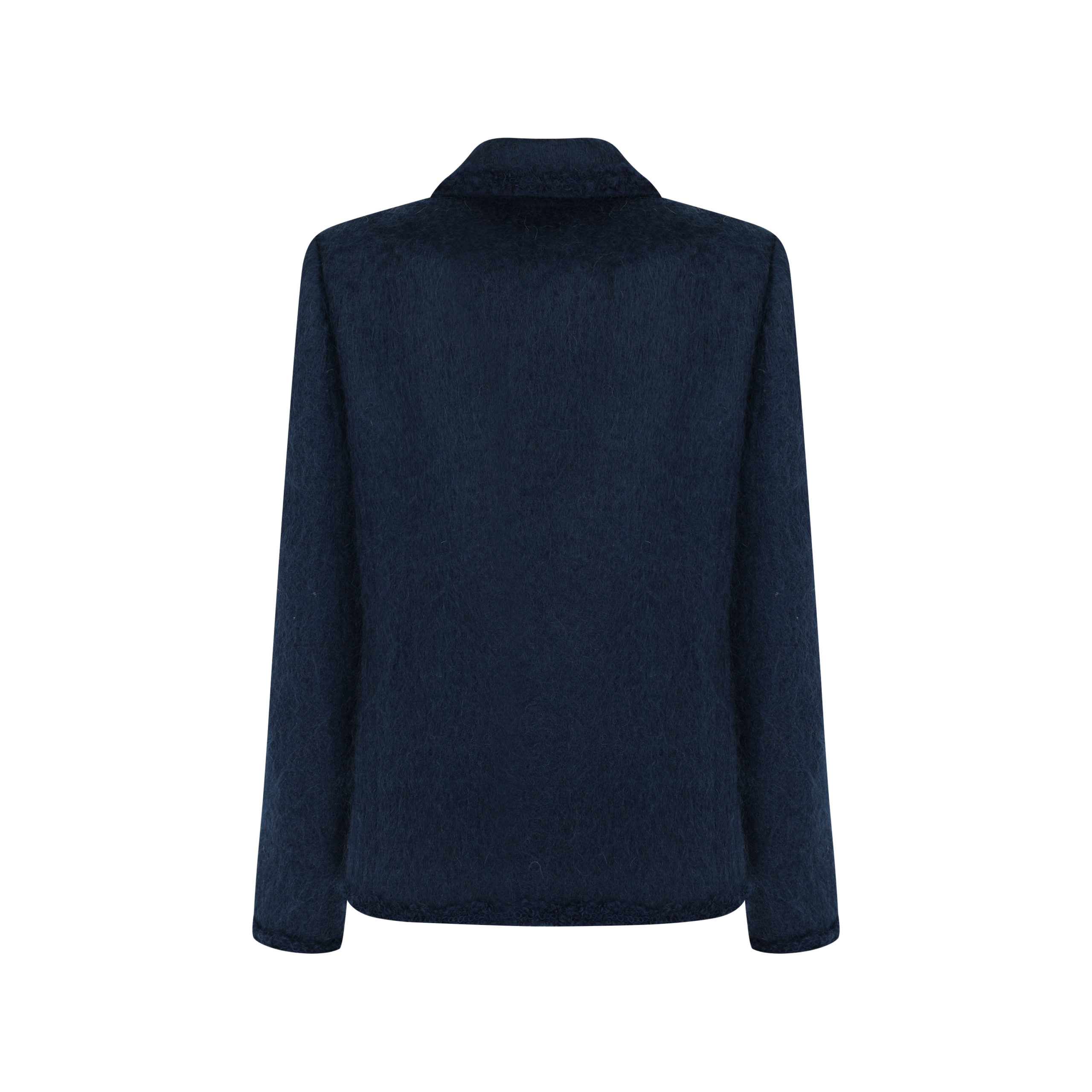 #37 British Mohair Jacket (Dark Navy) | Bright Salmon London